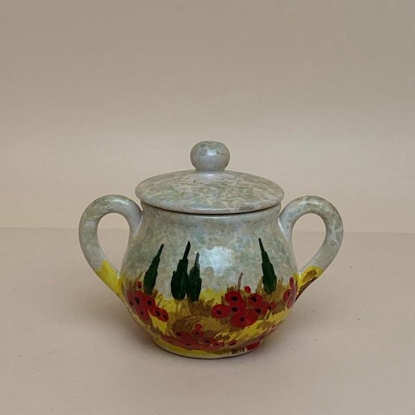 PA219 11 - Sugarpot with 2 handles